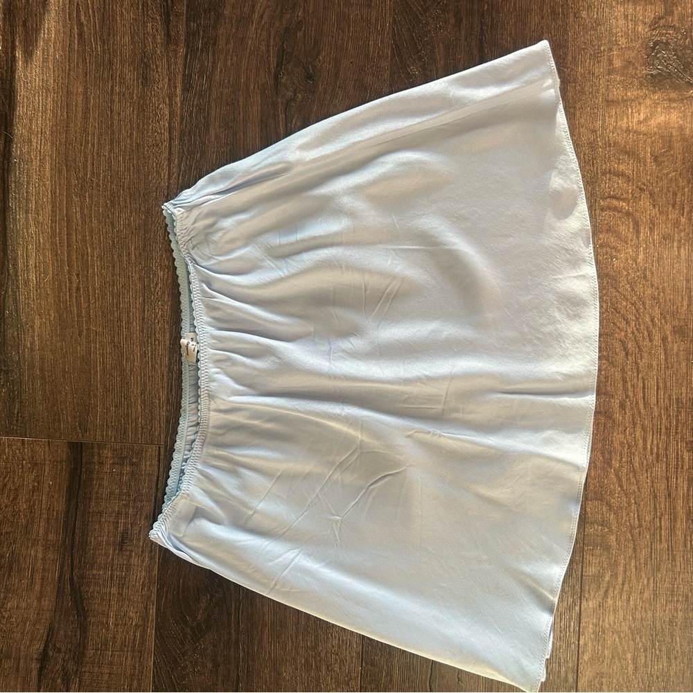 SOLD!! sundays Best baby blue Mini Skirt